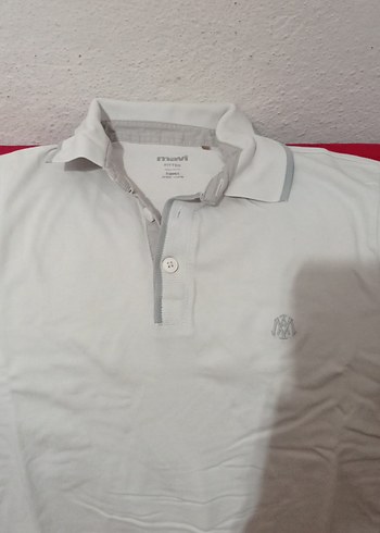 Düğmeli Beyaz Erkek Polo Tişört - Görsel 4