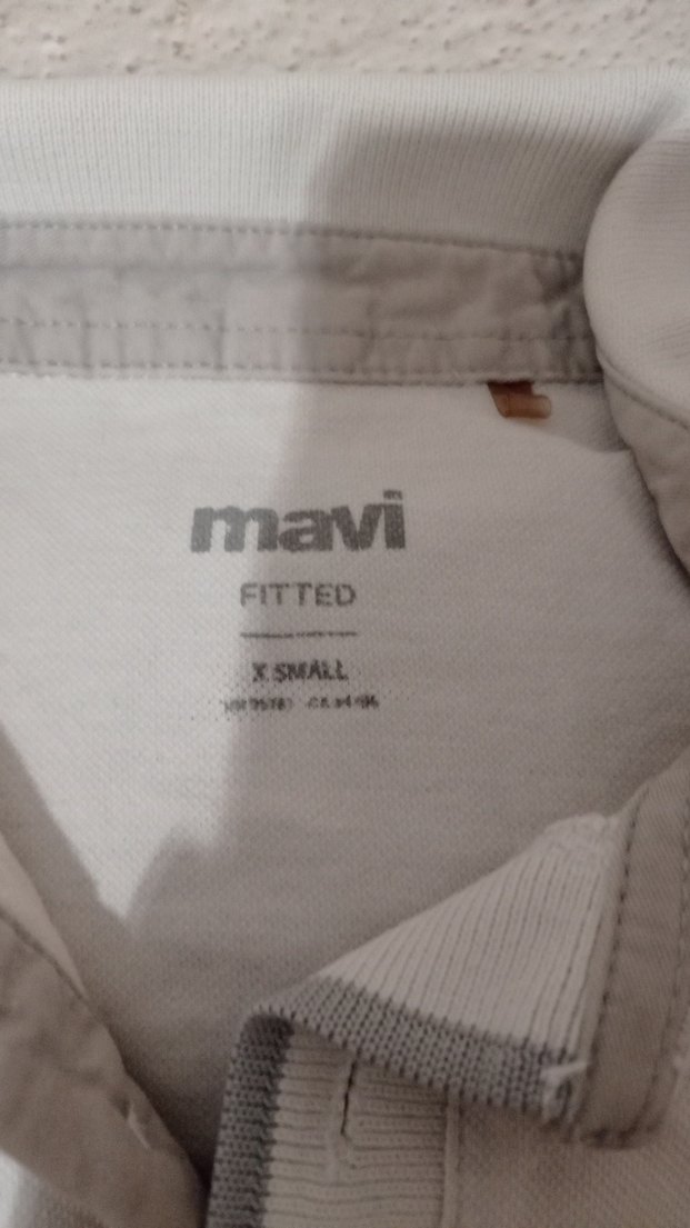 Düğmeli Beyaz Erkek Polo Tişört - Görsel 3