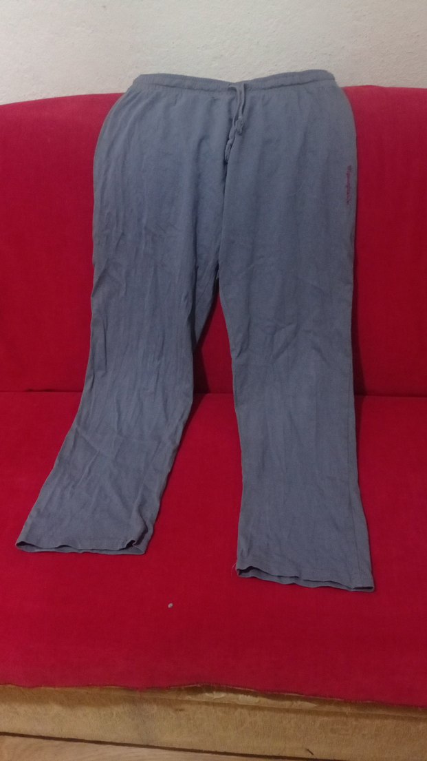 Gri Rahat Kesim Eşofman Altı - Görsel 3