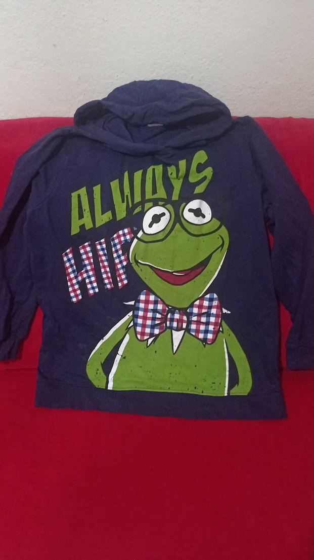 Çok Renkli Baskılı Kapüşonlu Sweatshirt - Görsel 4