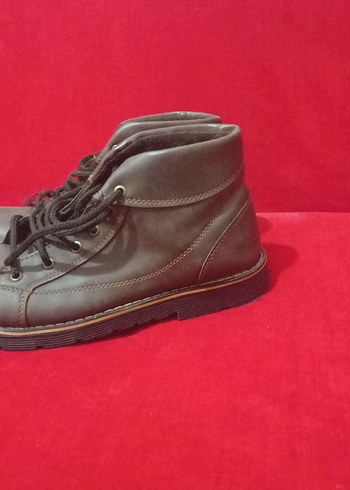 Erkek Kahverengi Minimalist Deri Bot - Görsel 2