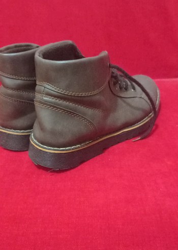 Erkek Kahverengi Minimalist Deri Bot - Görsel 5