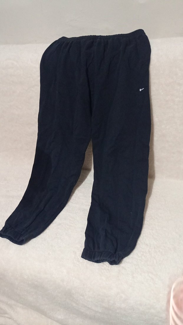 Siyah erkek Rahat Kesim Sweatpant - Görsel 2