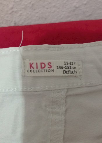 Kadın Beyaz Mini Pamuklu Şort - Görsel 4