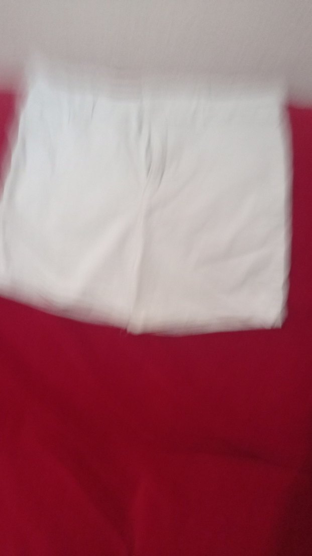 Kadın Beyaz Mini Pamuklu Şort - Görsel 2