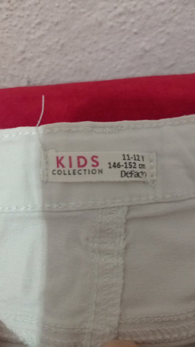 Kadın Beyaz Mini Pamuklu Şort - Görsel 4