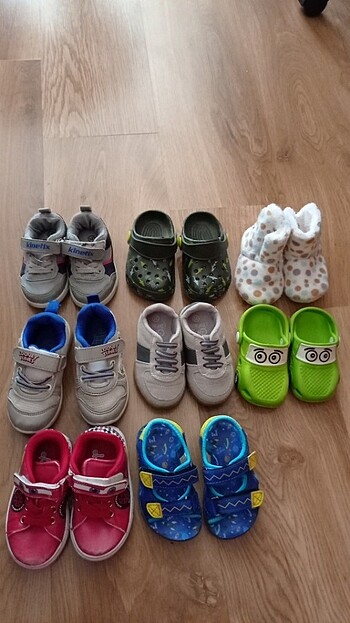 21 Beden 21_22 no erkek bebek ayakkabıları