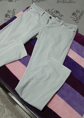Zara Gri Midi Kadin Pamuklu Rahat Kesim Pantolon