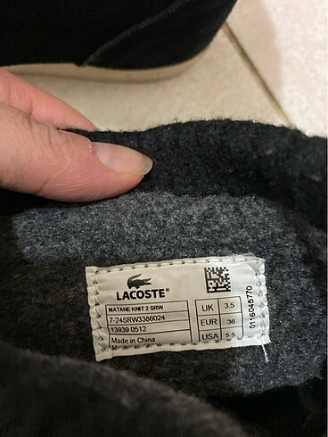 Lacoste Süet Lacoste bot
