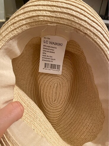 Bebek hasir sapka - Görsel 5