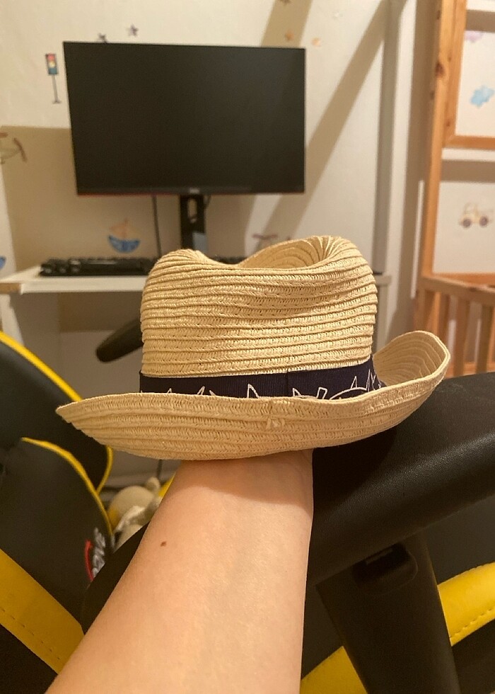 Bebek hasir sapka - Görsel 4