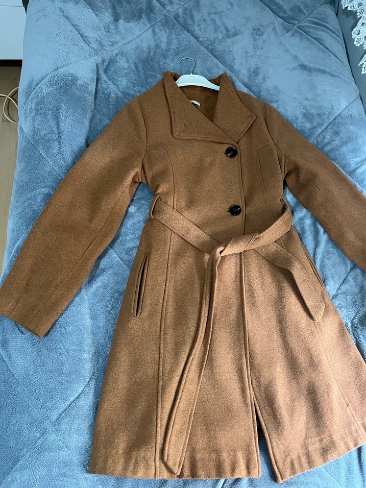 Taba rengi Kemerli Kadın Kaban - Görsel 3