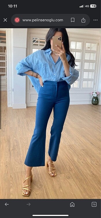 Zara flare pantolon