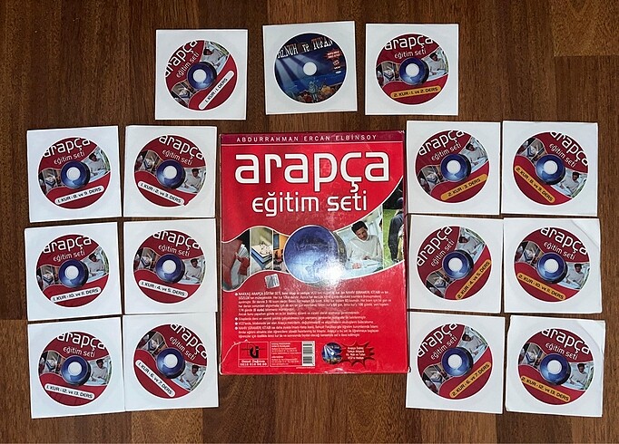 ARAPÇA EĞİTİM SETİ 14 VCDLİ VE 3 KİTAPLI