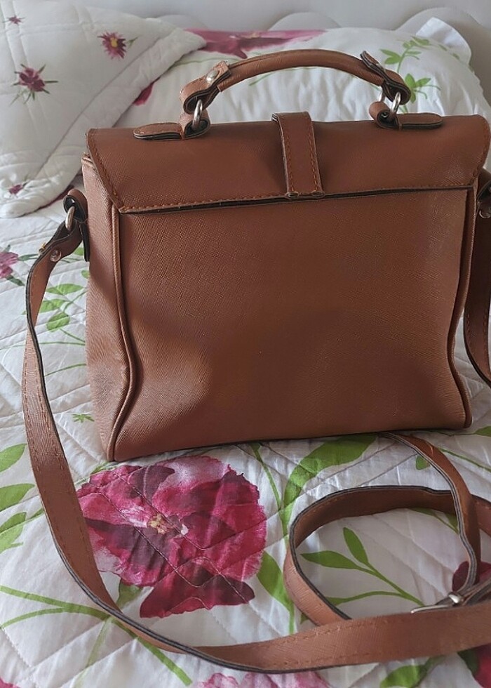 Taba rengi çanta  - Görsel 2