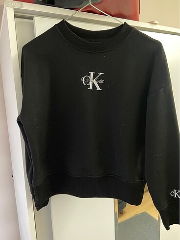 Calvin Klein Orjinal marka siyah sweatshirt
