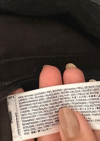 Beden Mango Süet deri çanta
