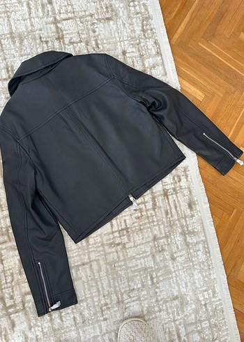 Stradivarius deri ceket - Görsel 4