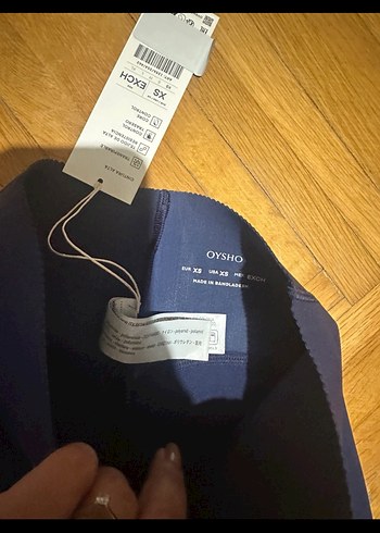 OYSHO compressive raise up İspanyol paça pantolon - Görsel 5