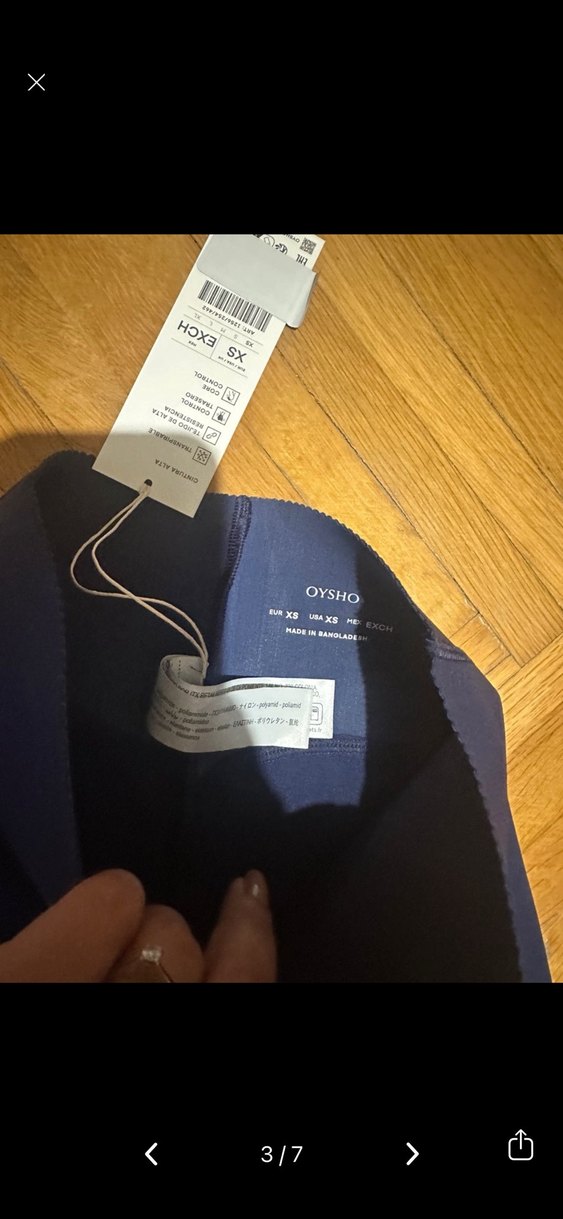 OYSHO compressive raise up İspanyol paça pantolon - Görsel 5