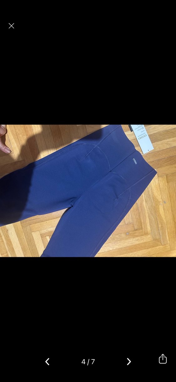 OYSHO compressive raise up İspanyol paça pantolon - Görsel 4