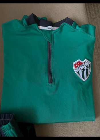 Bursastore Çocuk Fermuarlı Eşofman Takımı Yeşil - Görsel 2