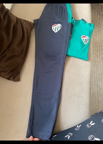 Bursastore Çocuk Fermuarlı Eşofman Takımı Yeşil - Görsel 5