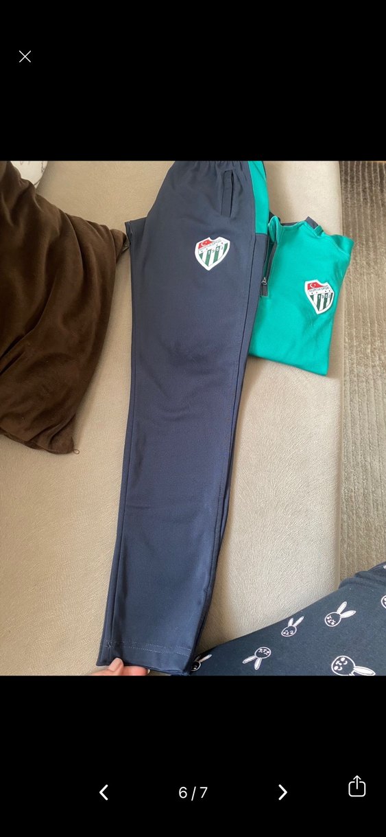 Bursastore Çocuk Fermuarlı Eşofman Takımı Yeşil - Görsel 5