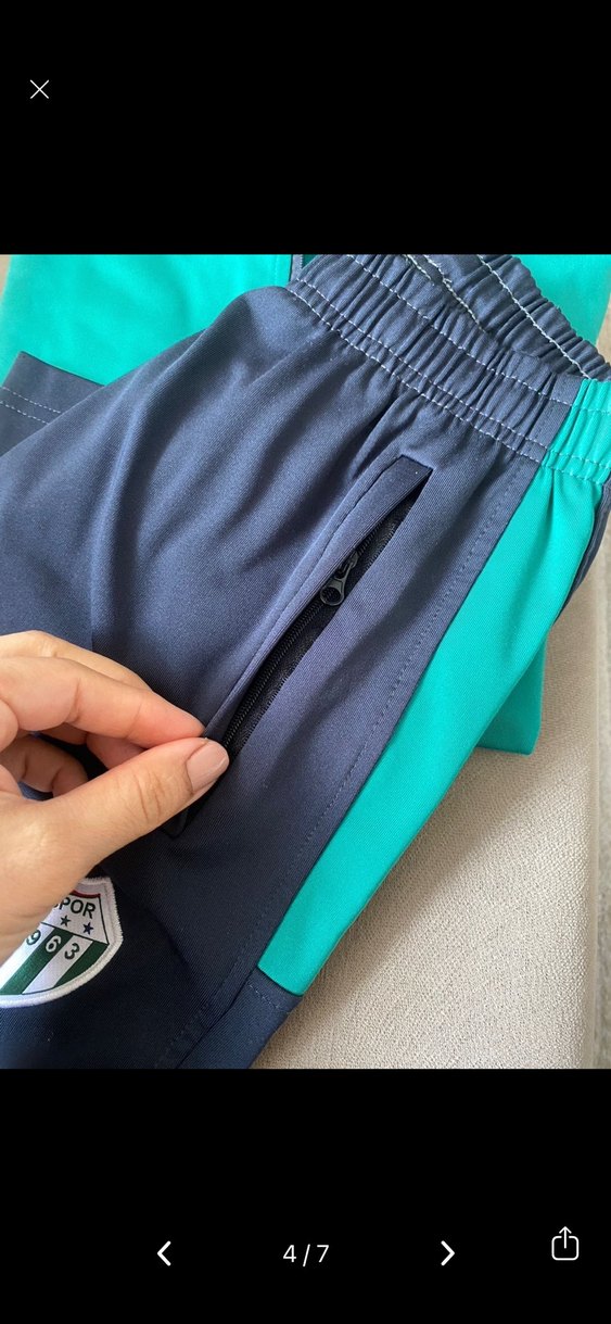 Bursastore Çocuk Fermuarlı Eşofman Takımı Yeşil - Görsel 3