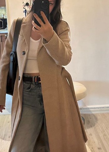 Kuşaklı Bej Kaban - Görsel 3