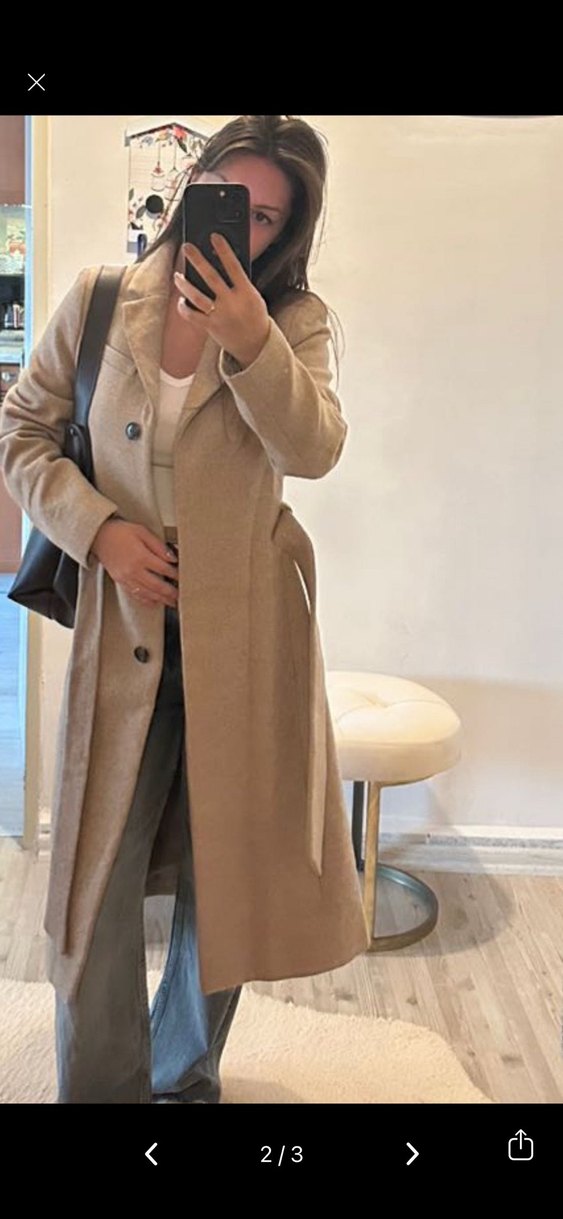 Kuşaklı Bej Kaban - Görsel 2