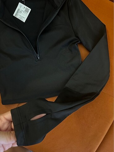 xs Beden siyah Renk Refactoring fit crop