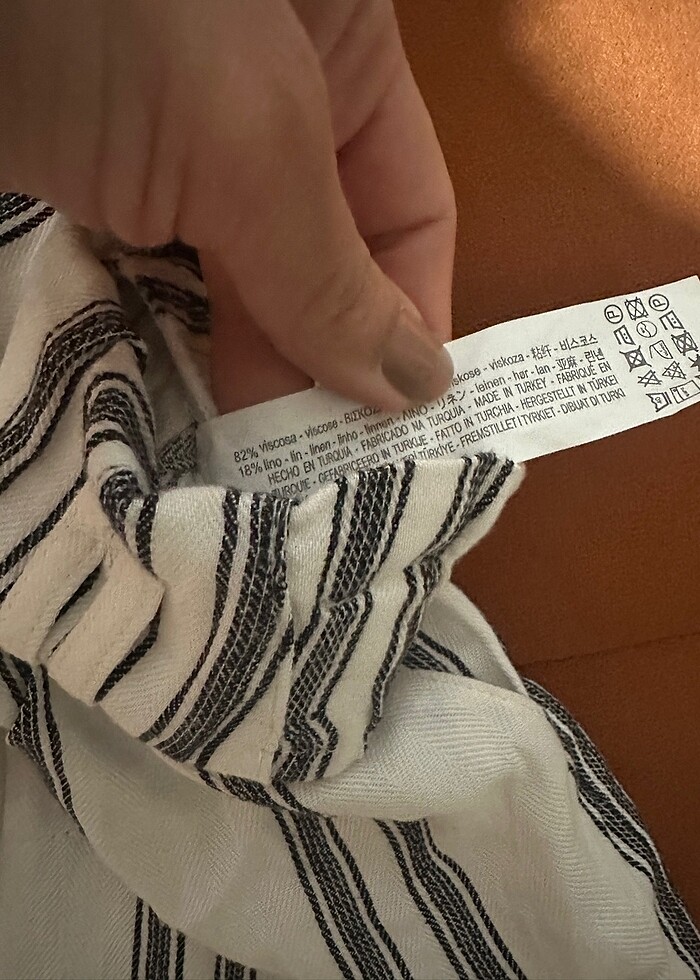 Bershka keten şort - Görsel 2