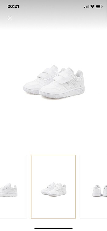 21 Beden Adidas çocuk ayakkabısı 21 numara