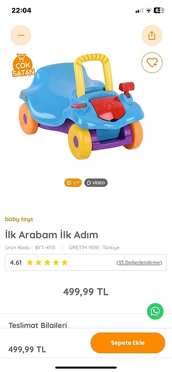 Diğer İlk Adım Arabası