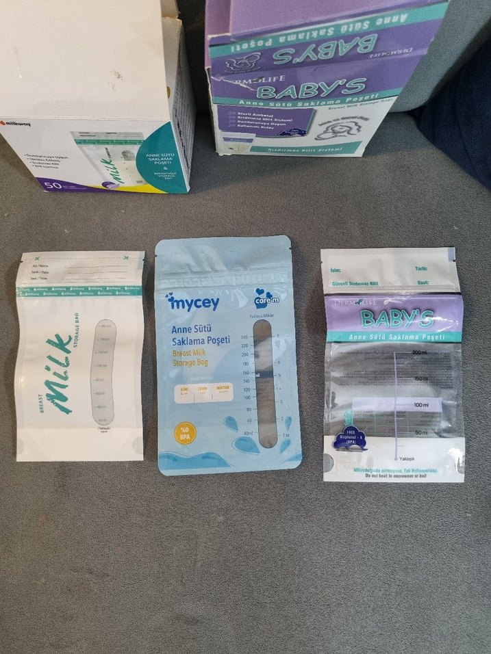 anne sütü saklama poşeti - Görsel 2