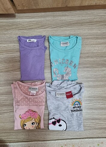 4 tane tişört 