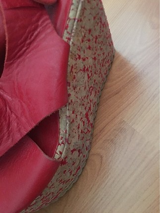 38 Beden kırmızı Renk Yazlık ayakkabı