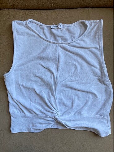 Stradivarius beyaz crop beyaz krop
