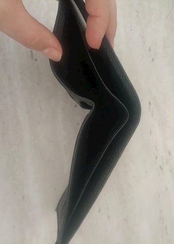 Siyah Minimalist Erkek Cüzdan - Görsel 2