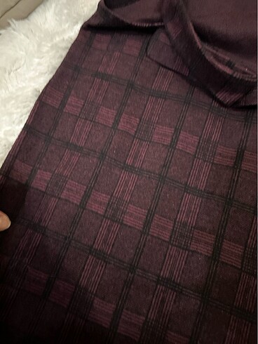l Beden bordo Renk Elbise