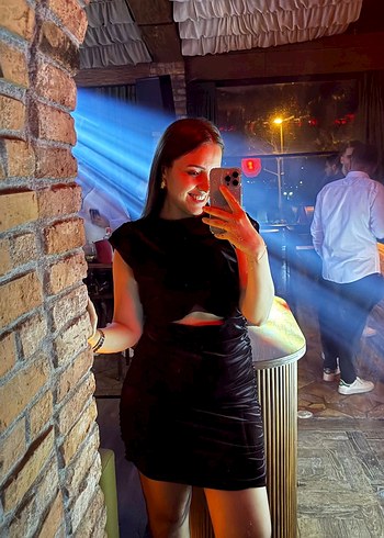 Zara Mini Kadife Elbise - Görsel 3