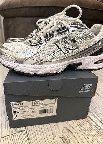 New Balance Beyaz Gri Spor Ayakkabı - Görsel 2