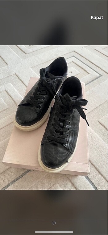 37 Beden siyah Renk Elle Shoes Sneaker