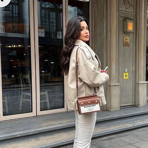 BERSHKA oversize deri ceket