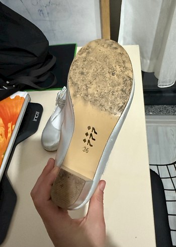 Kız Çocuk Beyaz Tokalı Babet - Görsel 6