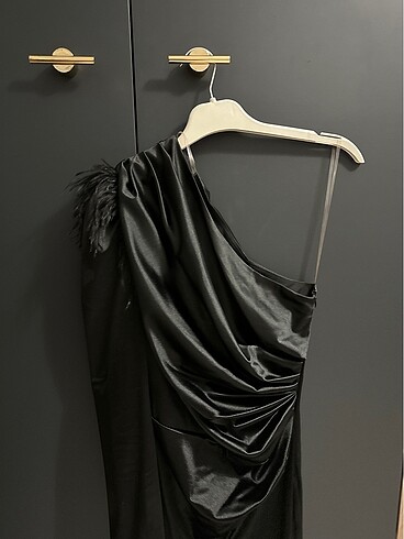 Siyah abiye elbise - Görsel 3