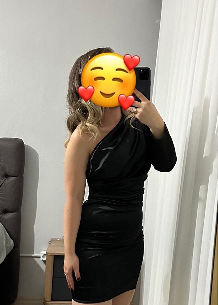 Siyah abiye elbise - Görsel 2