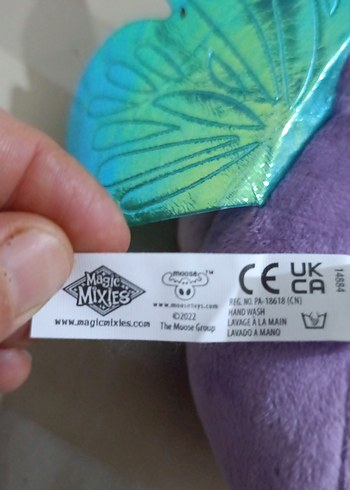 Pastel Mor Kanatlı Peluş Oyuncak magic mixies - Görsel 3