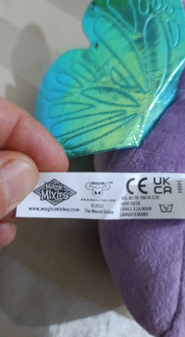 Pastel Mor Kanatlı Peluş Oyuncak magic mixies - Görsel 3